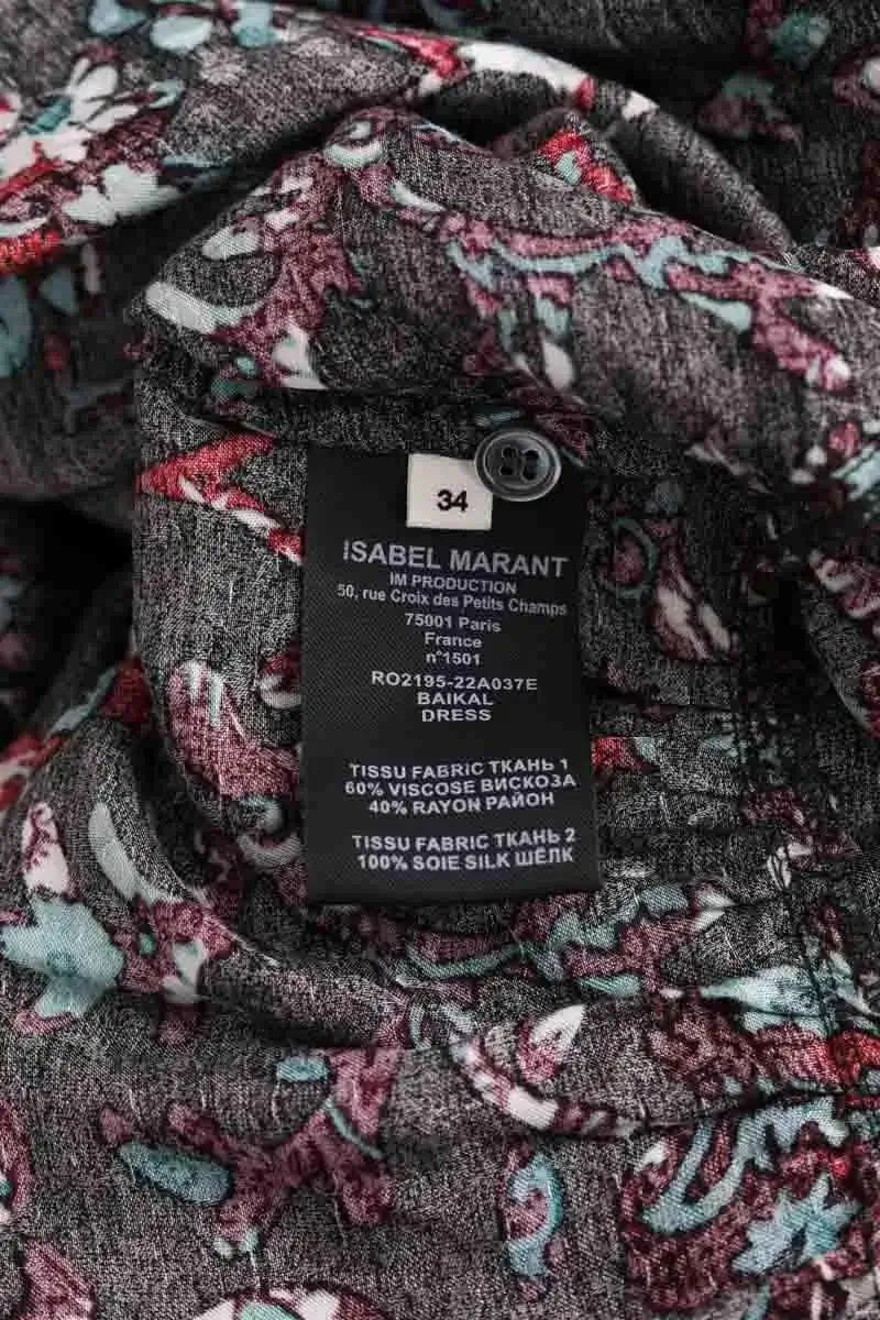 Robe Isabel Marant Étoile Noir en Viscose