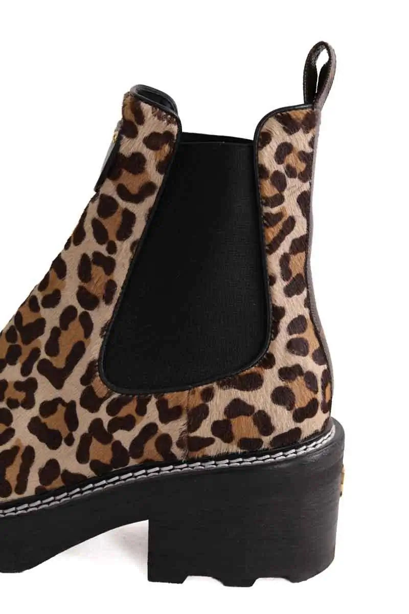 Boots Louis Vuitton Beige en Cuir