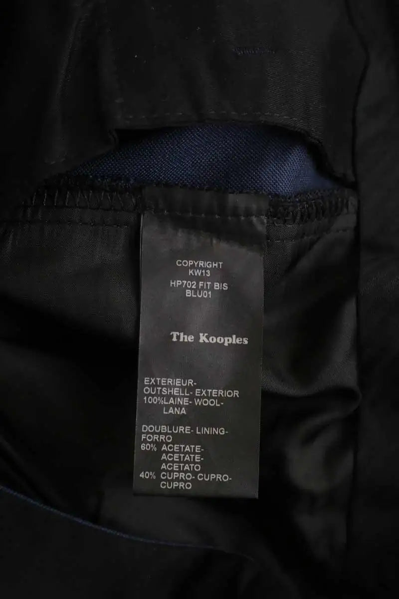 Pantalon droit The Kooples  Bleu
