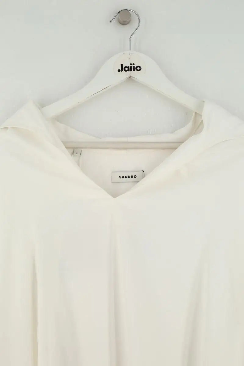 Blouse Sandro Blanc en Viscose