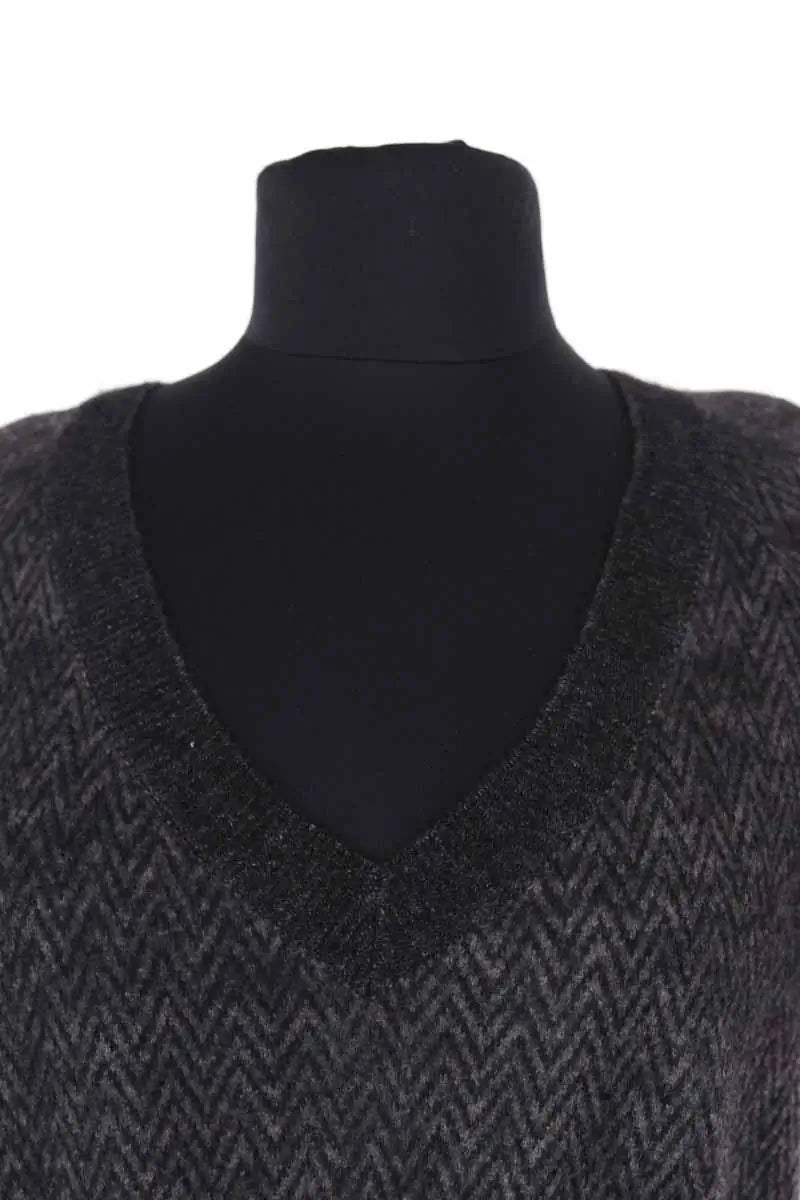 Robe Louis Vuitton Noir en Laine