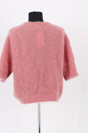 Pull Rouje Rose en Laine