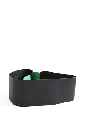 Ceinture en cuir Jean-Charles de Castelbajac  Noir