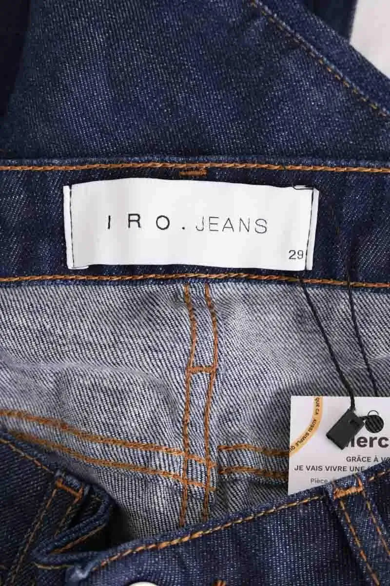 Jean droit Iro Bleu en Coton
