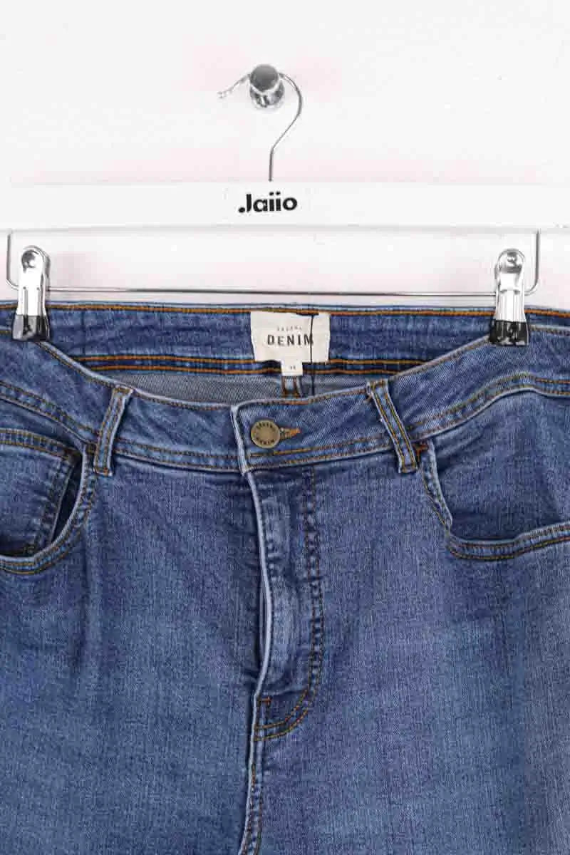 Jean slim Sézane Bleu en Coton