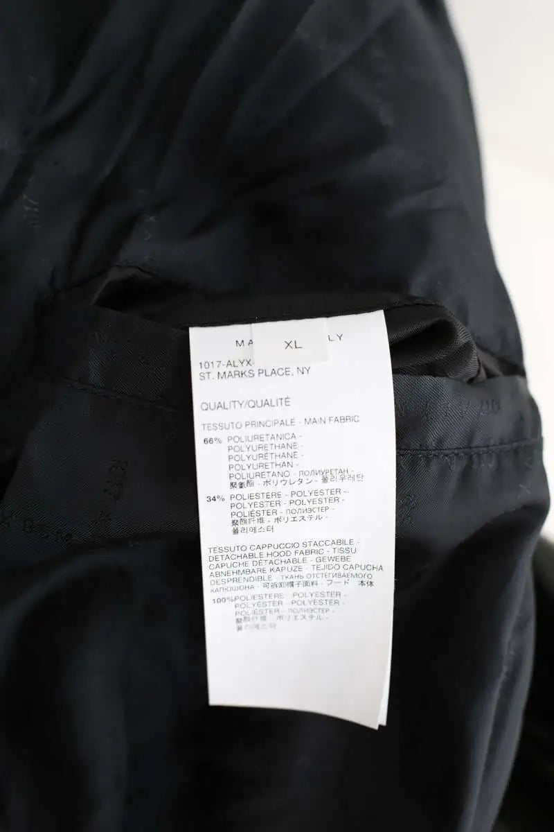 Manteau 1017 Alyx 9sm  Noir