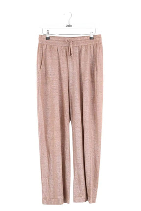 Pantalon droit Notshy Marron en Lin, taille M - Seconde Main