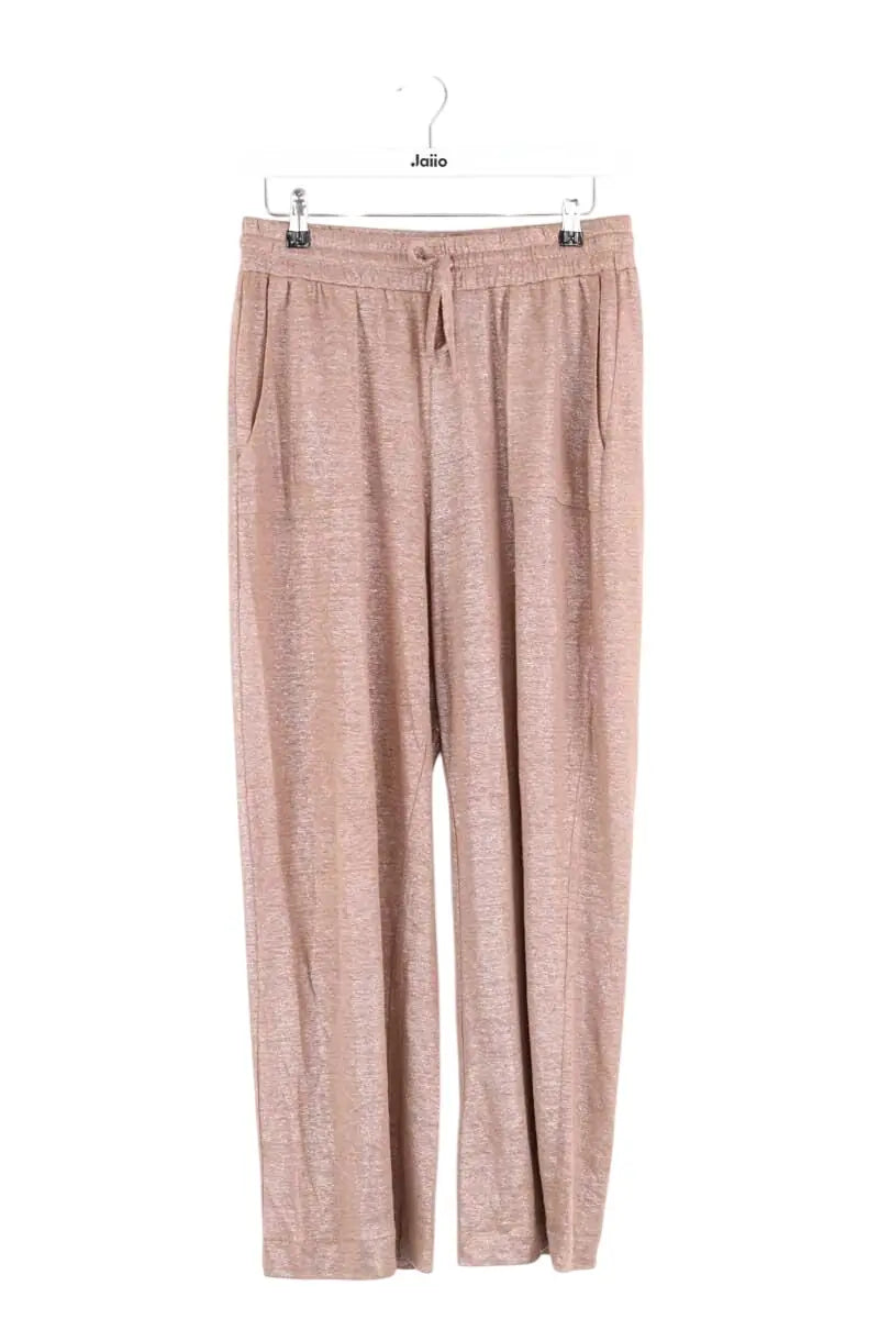 Pantalon droit Notshy Marron en Lin, taille M - Seconde Main
