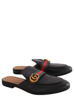 Mules Gucci Noir en Cuir