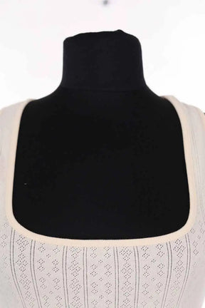 Top sans manche Sézane Beige en Coton