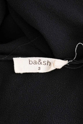 Robe Ba&Sh Altea Noir en Synthétique