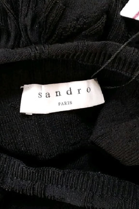 Mi-longueur Sandro  Noir