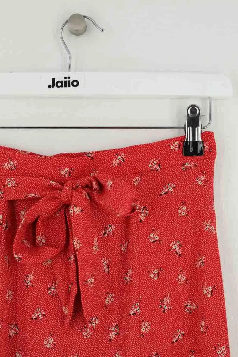 Jupe Rouje Rouge en Synthétique