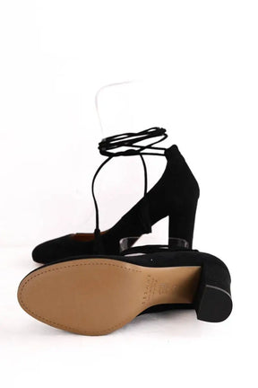 Talons Sézane Noir en Daim