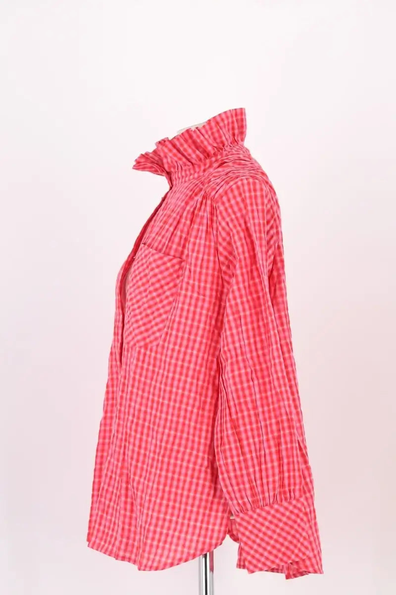 Chemise Balzac Rose en Coton