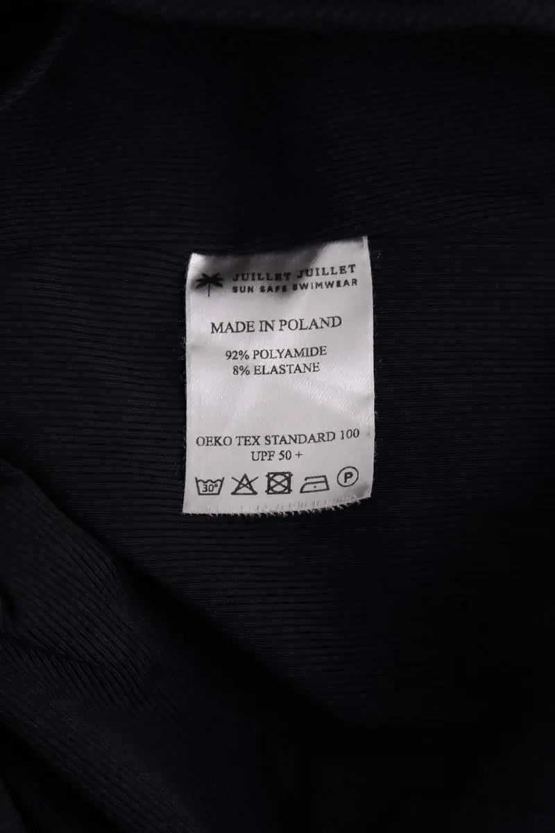 Maillot de bain Juillet juillet Grande Palombaggia une pièce noir UPF+ Noir en Synthétique