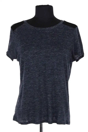 T-shirt Maje Marine en Synthétique, taille M - Seconde Main