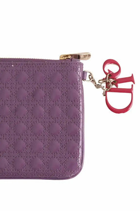 Pochette Dior Violet en Cuir
