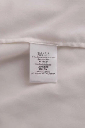 Chemise Claudie Pierlot Blanc en Synthétique