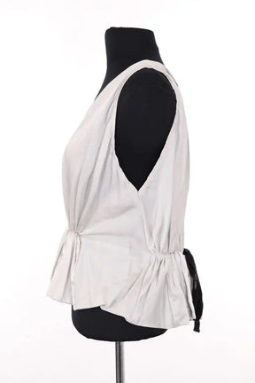Blouse kalita Gris en Soie