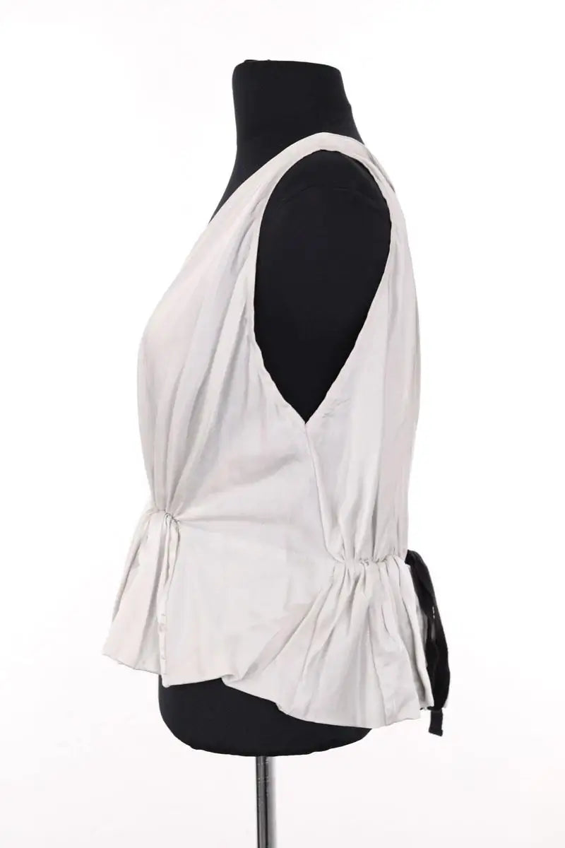 Blouse kalita Gris en Soie