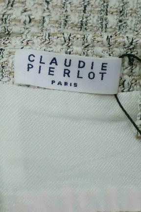 Top sans manche Claudie Pierlot Ecru en Coton