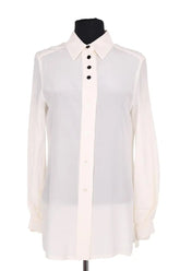 Chemise Sportmax Ecru en Soie, taille XS - Seconde Main