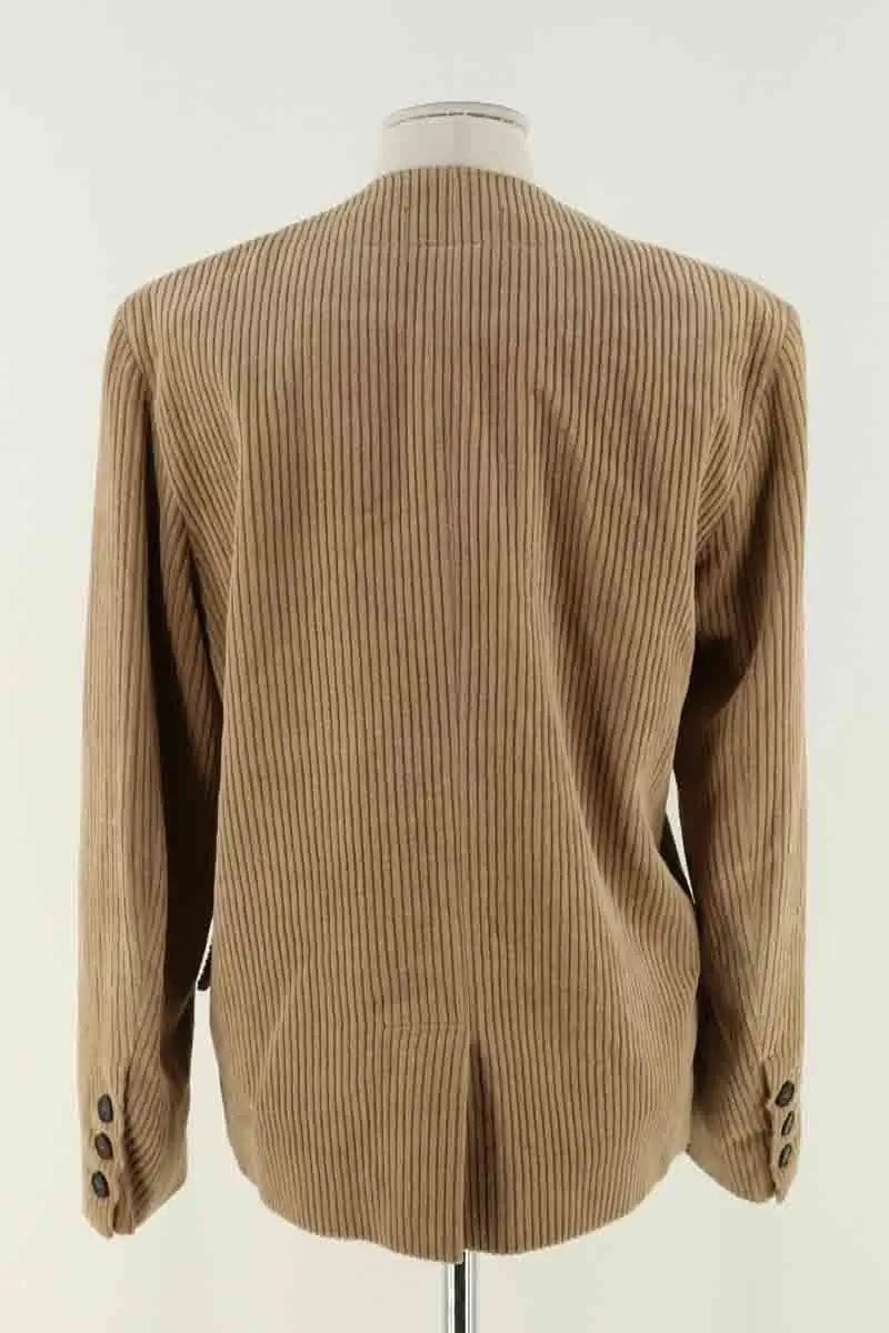 Blazer The Frankie Shop Beige en Velours