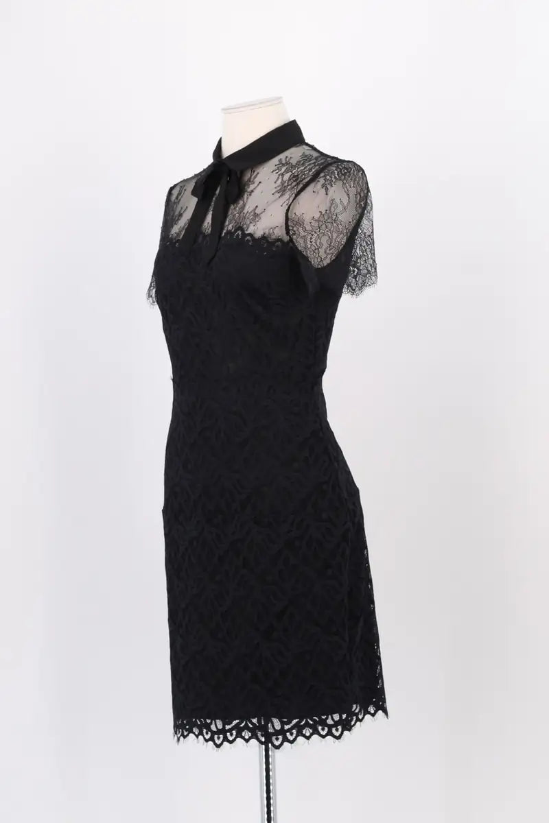 Robe Sandro Noir en Synthétique