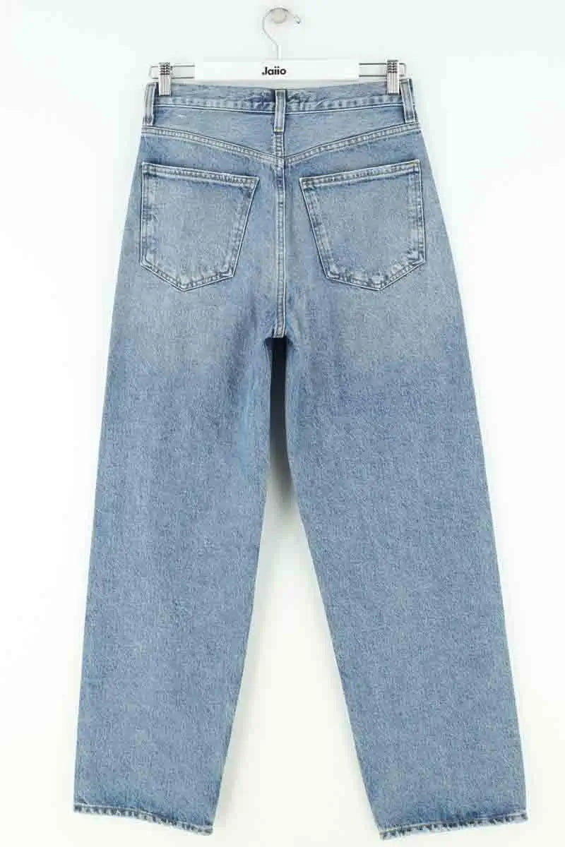 Jean large Agolde Bleu en Coton
