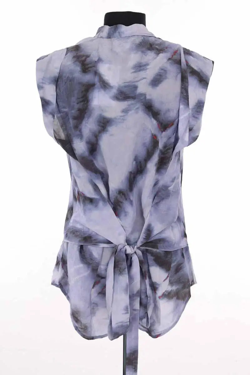 Top Iro Orphee Bleu en Soie