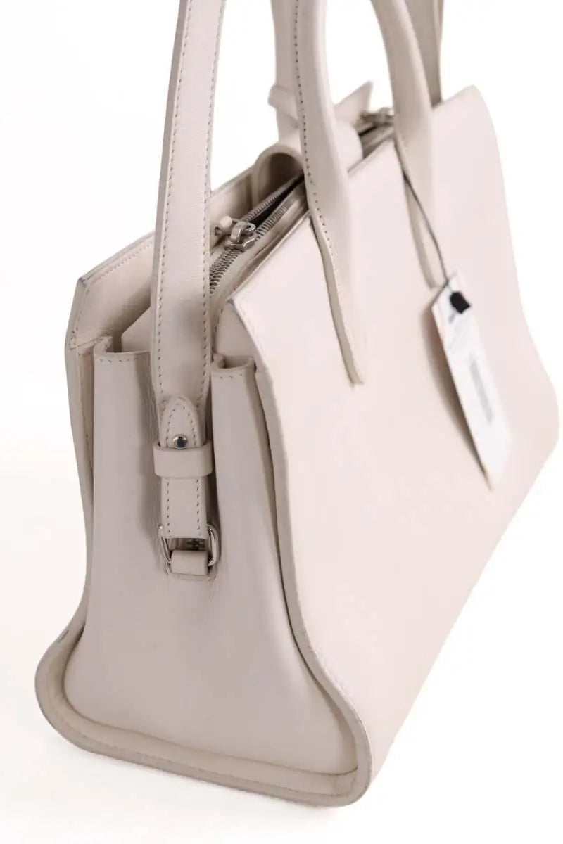 Sac à bandoulière Saint Laurent Ecru en Cuir