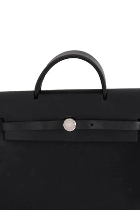 Sac à main Hermès Herbag Noir en Cuir