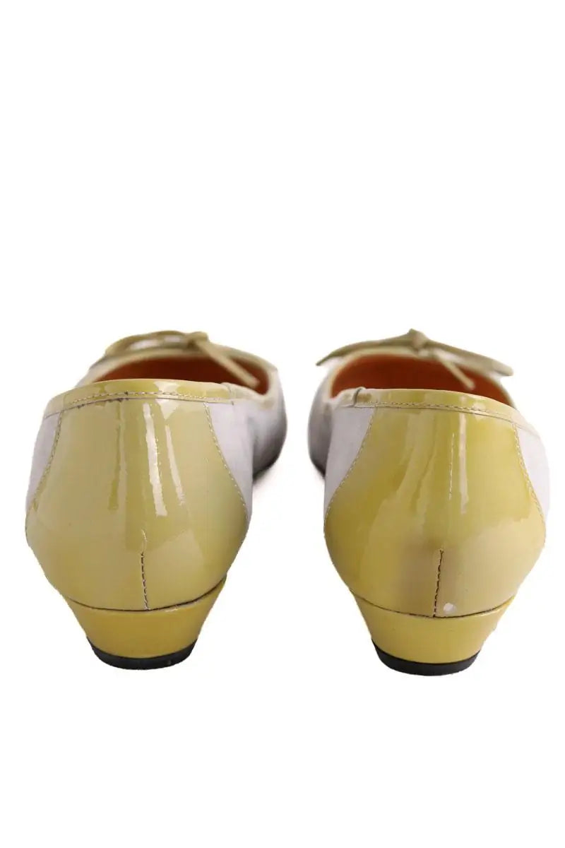Ballerines Carel Gris en Cuir