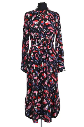 Robe Essentiel Antwerp Noir en Soie, taille XL - Seconde Main
