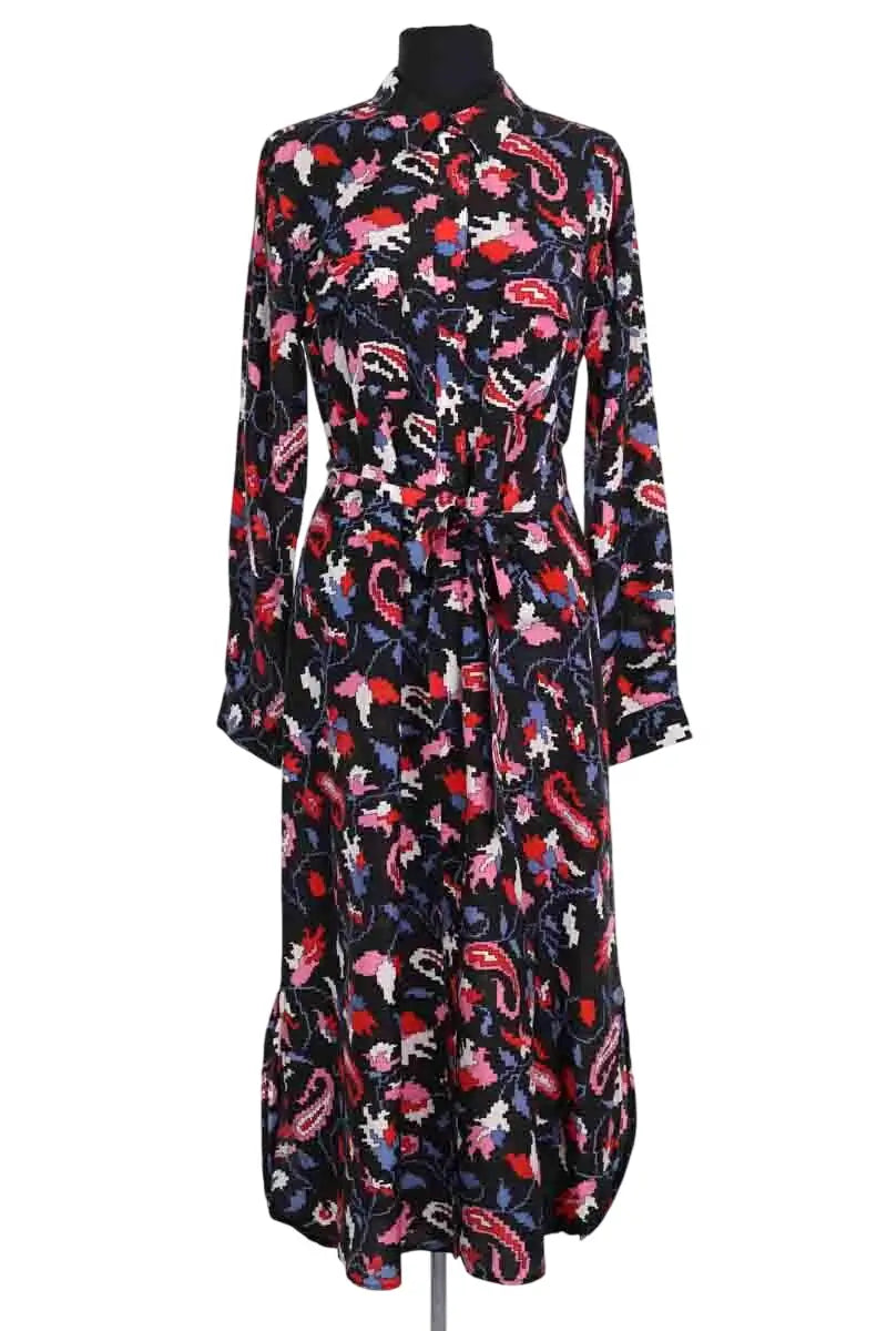 Robe Essentiel Antwerp Noir en Soie, taille XL - Seconde Main