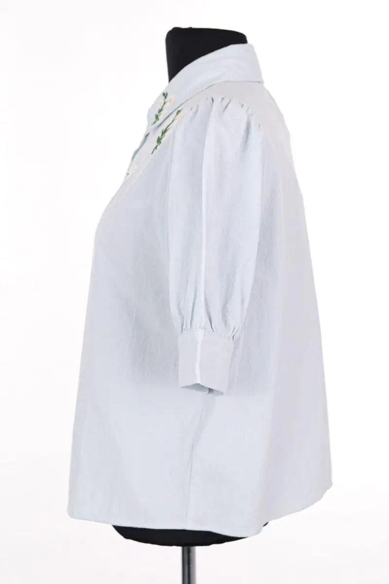 Chemise Sézane Bleu en Synthétique