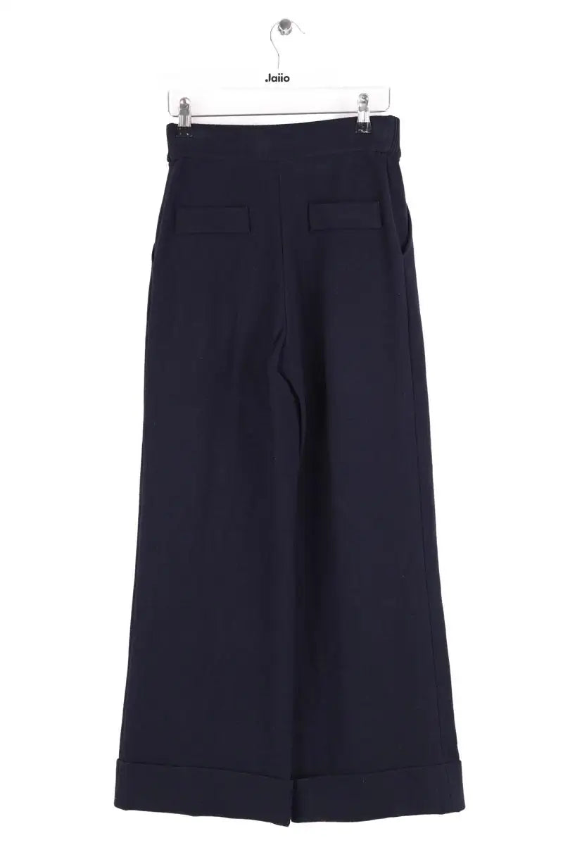 Pantalon large Emporio Armani Marine en Viscose