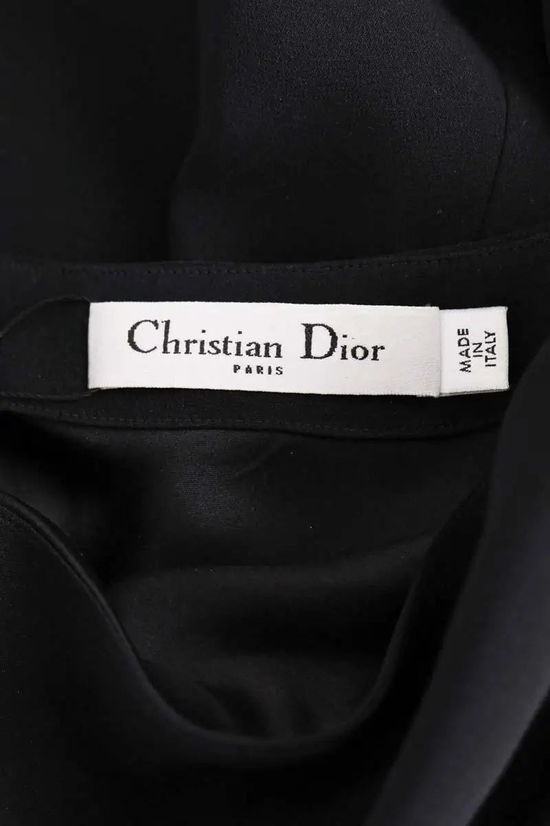 Robe Dior Noir en Soie