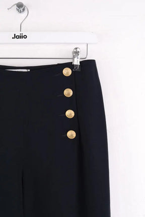 Pantalon droit Gerard Darel Marine en Synthétique