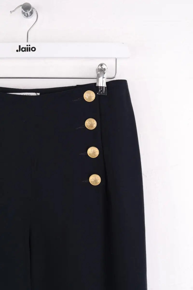 Pantalon droit Gerard Darel Marine en Synthétique