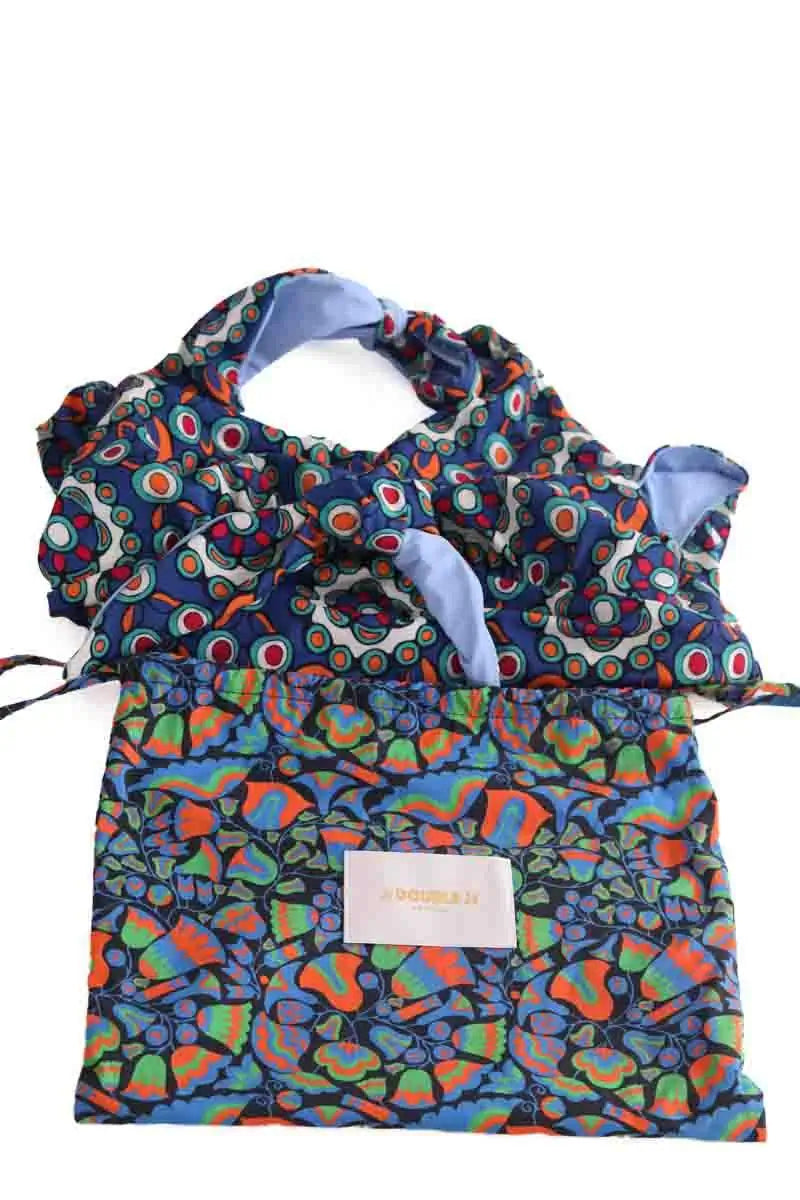 Maillot de bain Double Je Bleu en Synthétique
