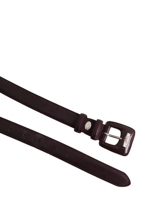 Ceinture en cuir Longchamp Bordeaux en Cuir