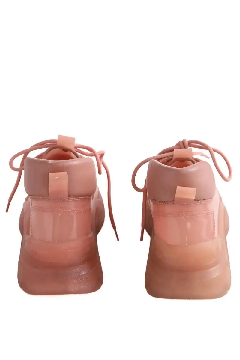 Baskets Charles & Keith Rose en Plastique