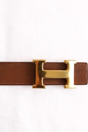Ceinture Hermès Marron en Cuir