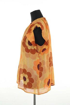 Blouses Antik Batik  Camel