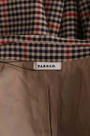Blazer Parosh Beige en Laine