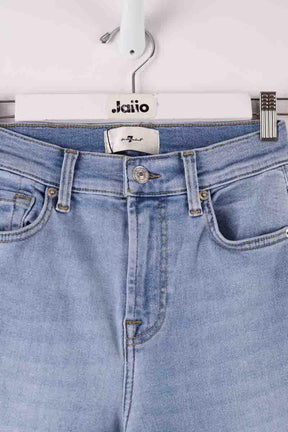 Droit 7 For All Mankind  Bleu