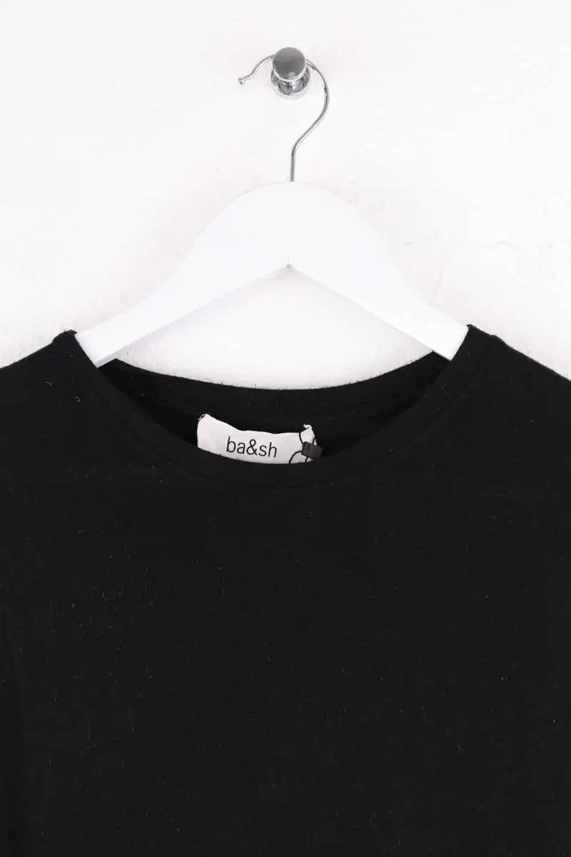 Top sans manche Ba&Sh Noir en Synthétique