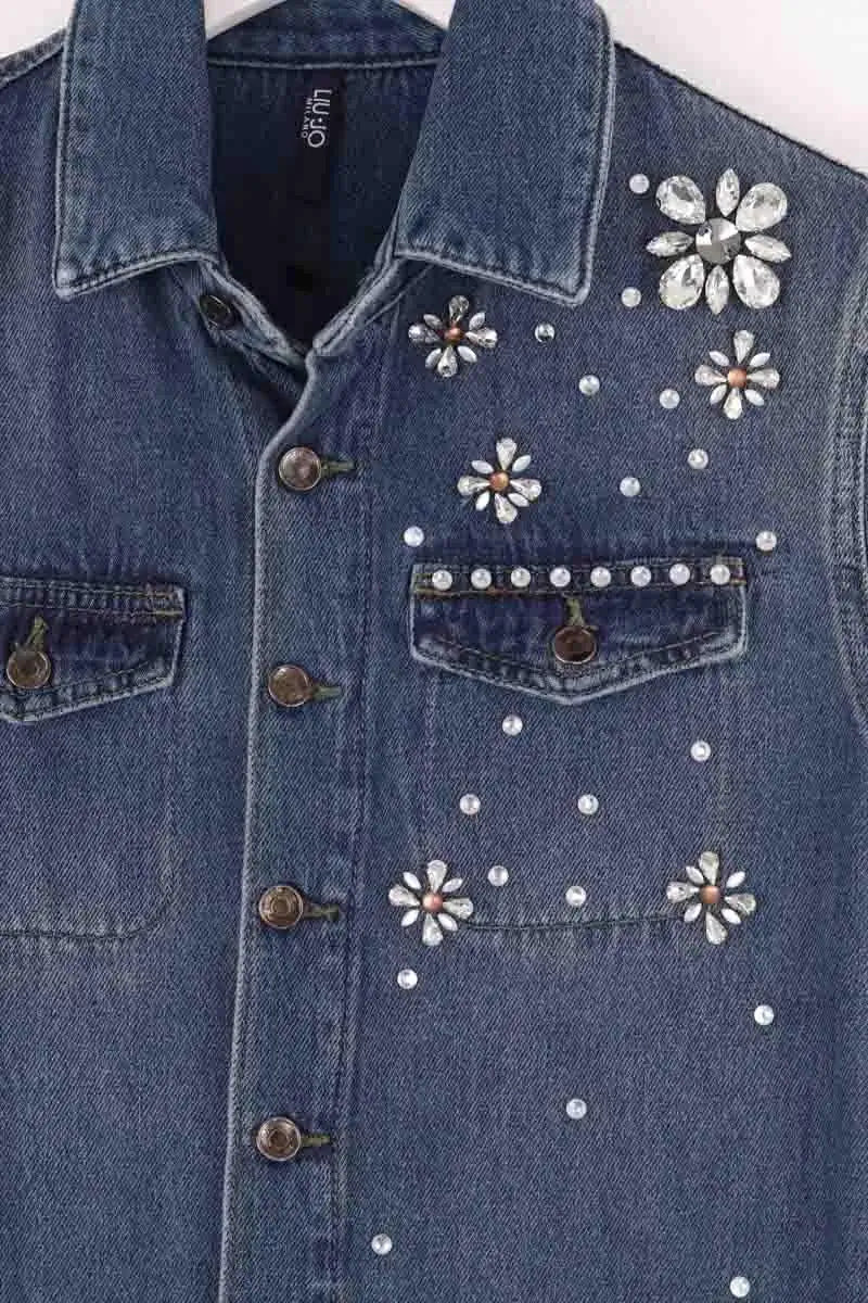 Combinaison Liu Jo Bleu en Coton
